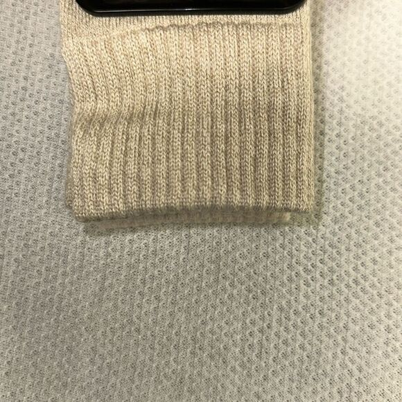 Timberland Beige Heather Burgundy Tan W6.5-9.5 Knit Cushioned Boot Socks 3 Pack - Picture 4 of 10